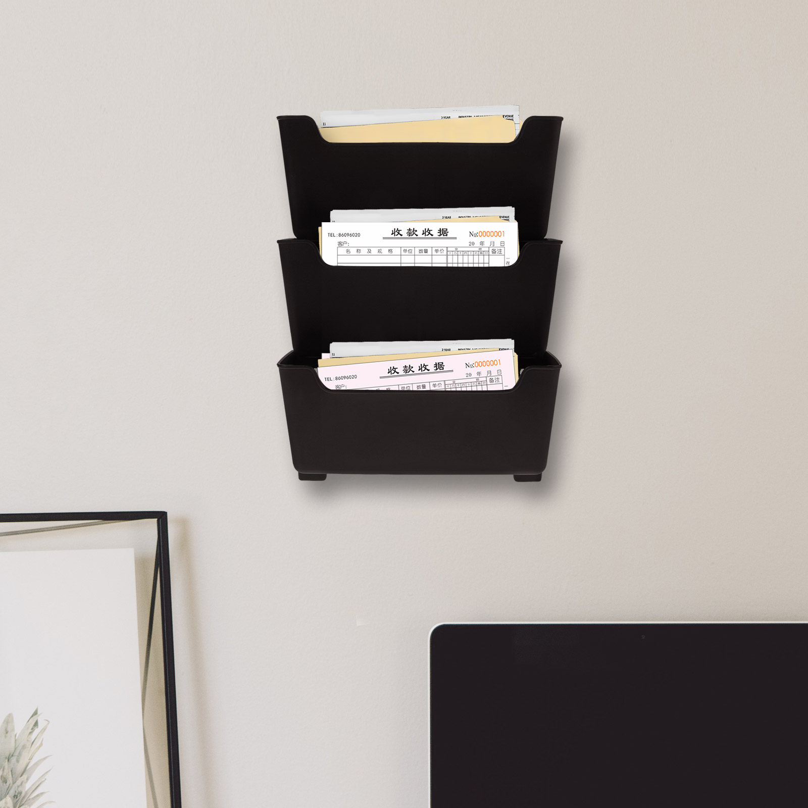 Magazine Holder Rack - 1 Conjunto de Organizador de Arquivos