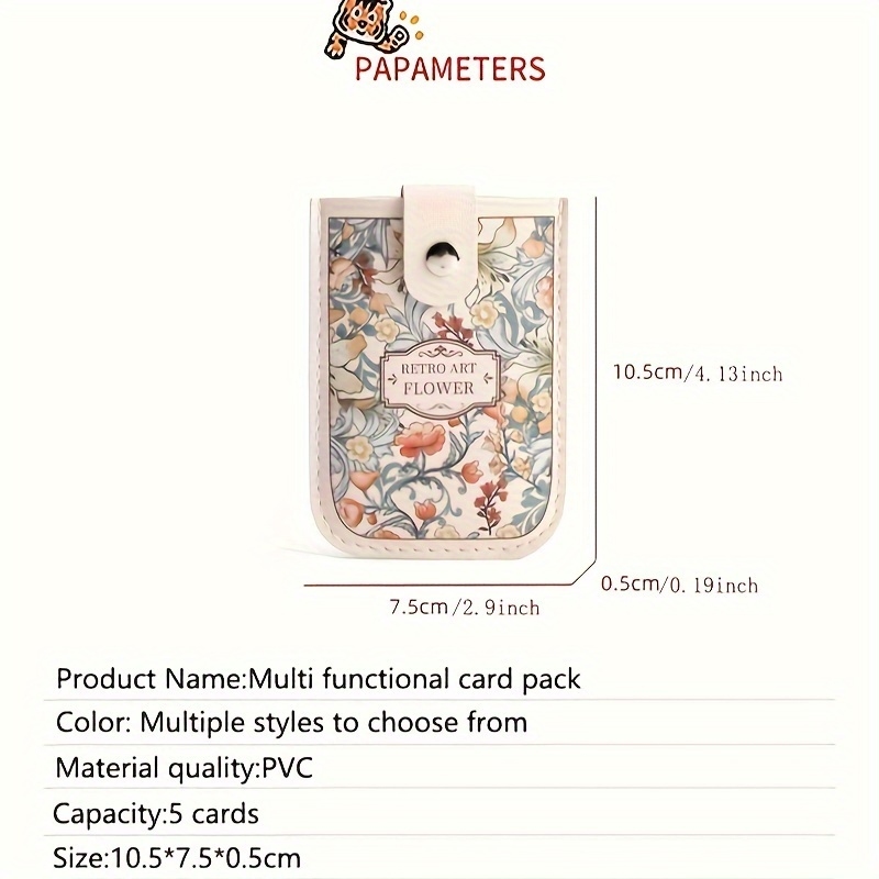 Carteira Mini Laminada Oculta  - Index Card Holder avaliação e preço