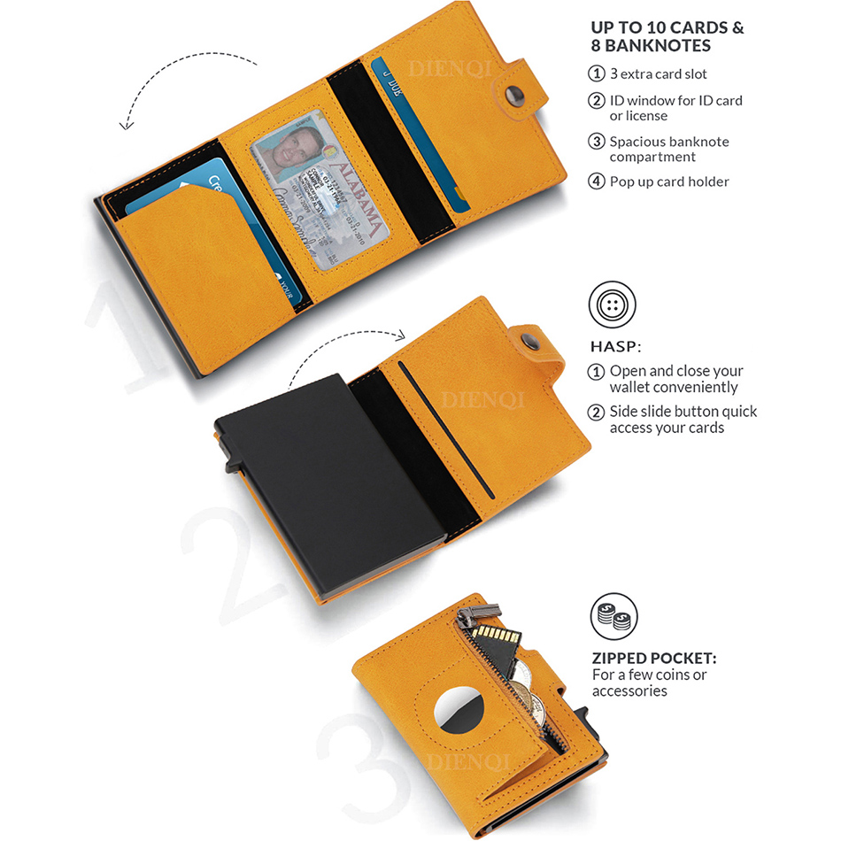 Airtag carteira rfid titular d - Index Card Holder avaliação e preço